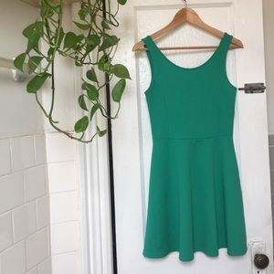 👗 Teal/Green A-Line dress